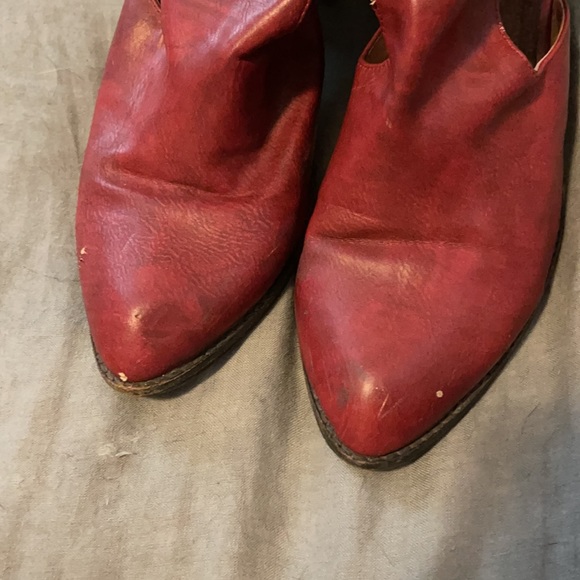Jeffrey Campbell Strappy Red Booties - Picture 2 of 5